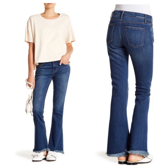 Current/Elliott Denim - Current/Elliott Flip Flop Frayed Hem Jeans